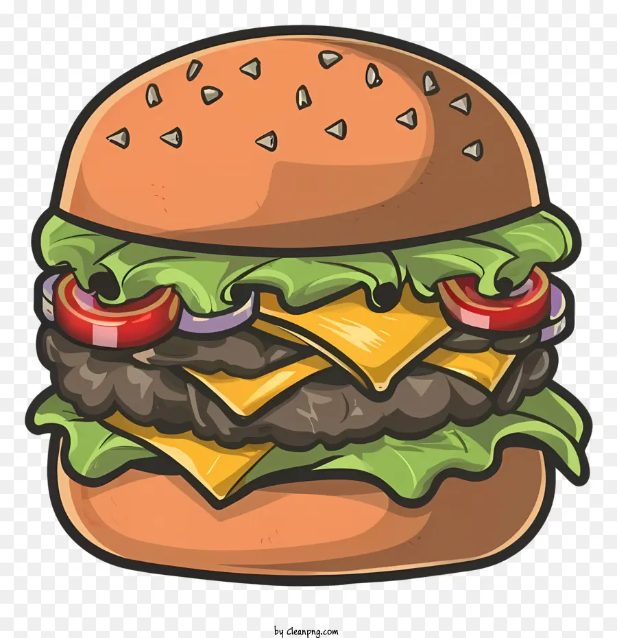 Hamburger，Peynir PNG