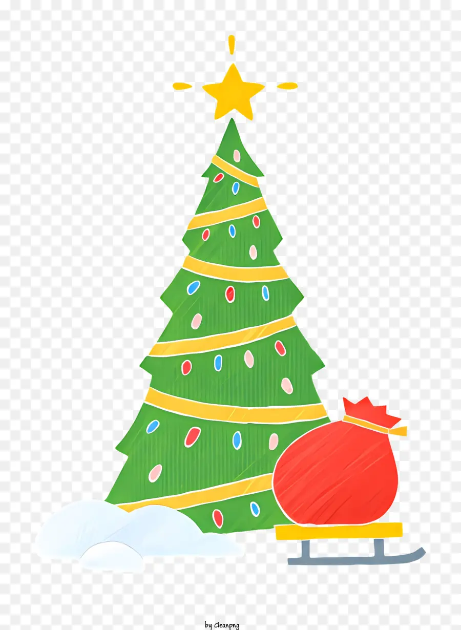 Noel Ağacı，Kızak PNG