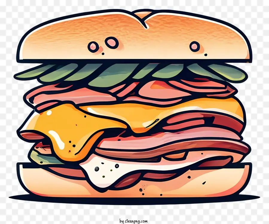 Hamburger，Sandviç PNG