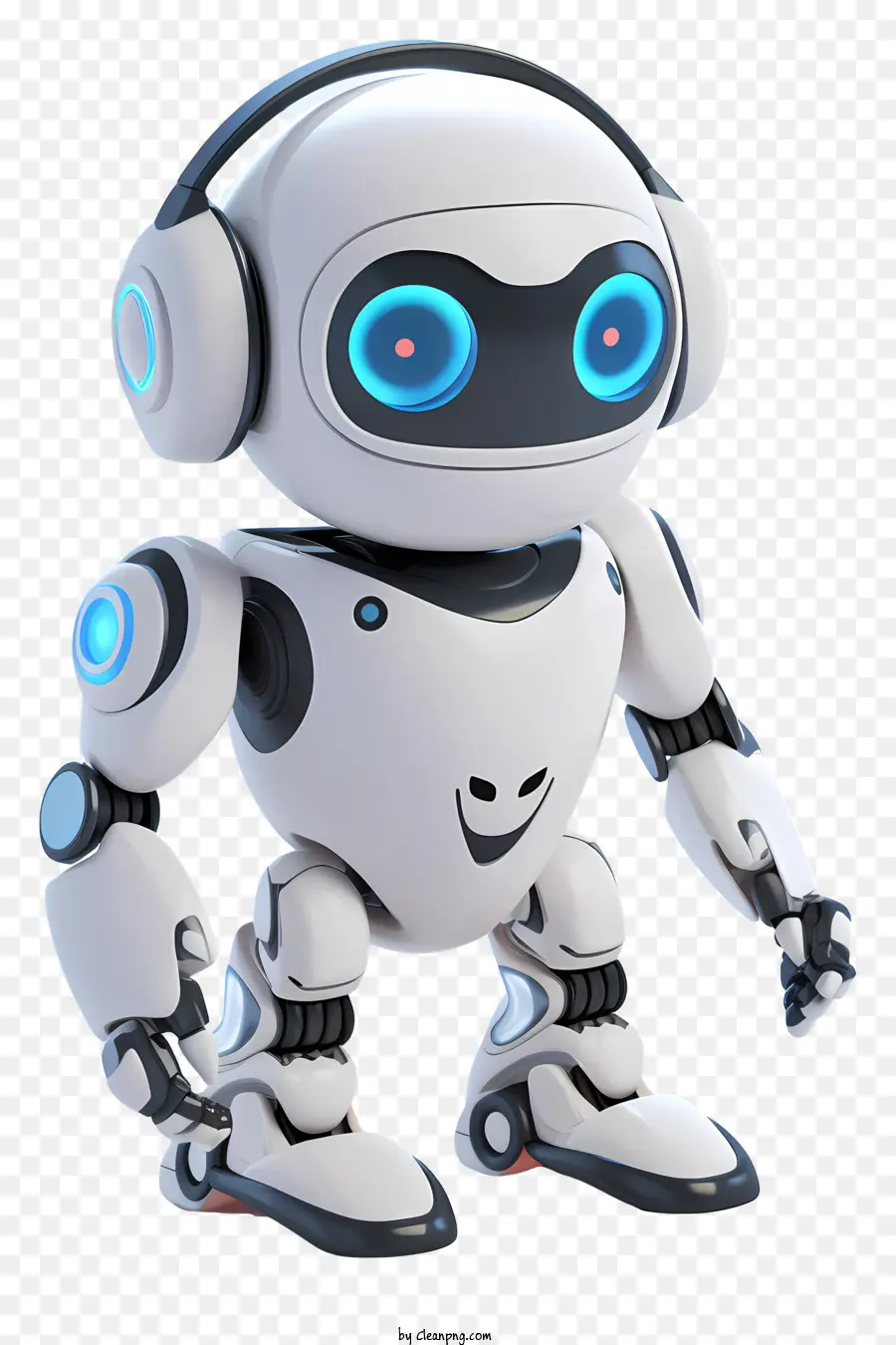 Robot Kulaklıklar，Sevimli Robot PNG