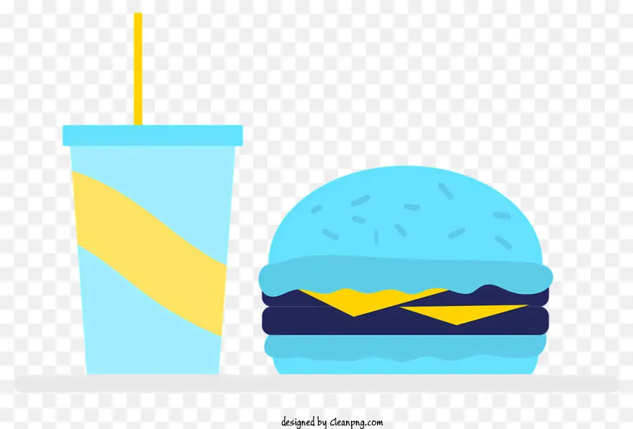 Mavi Hamburger，Tepsi PNG