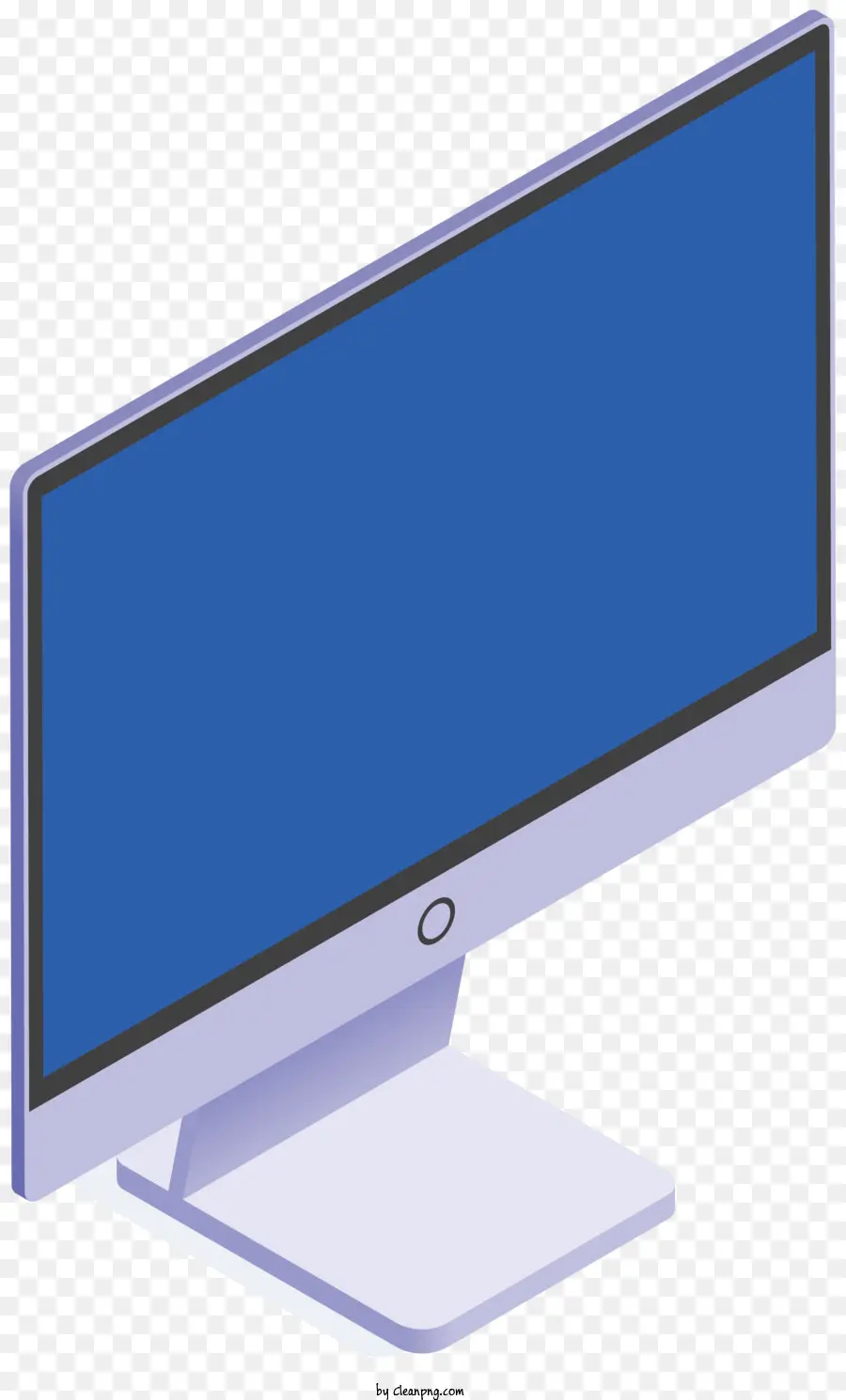 Bilgisayar Monitörü，Mavi Ekran PNG