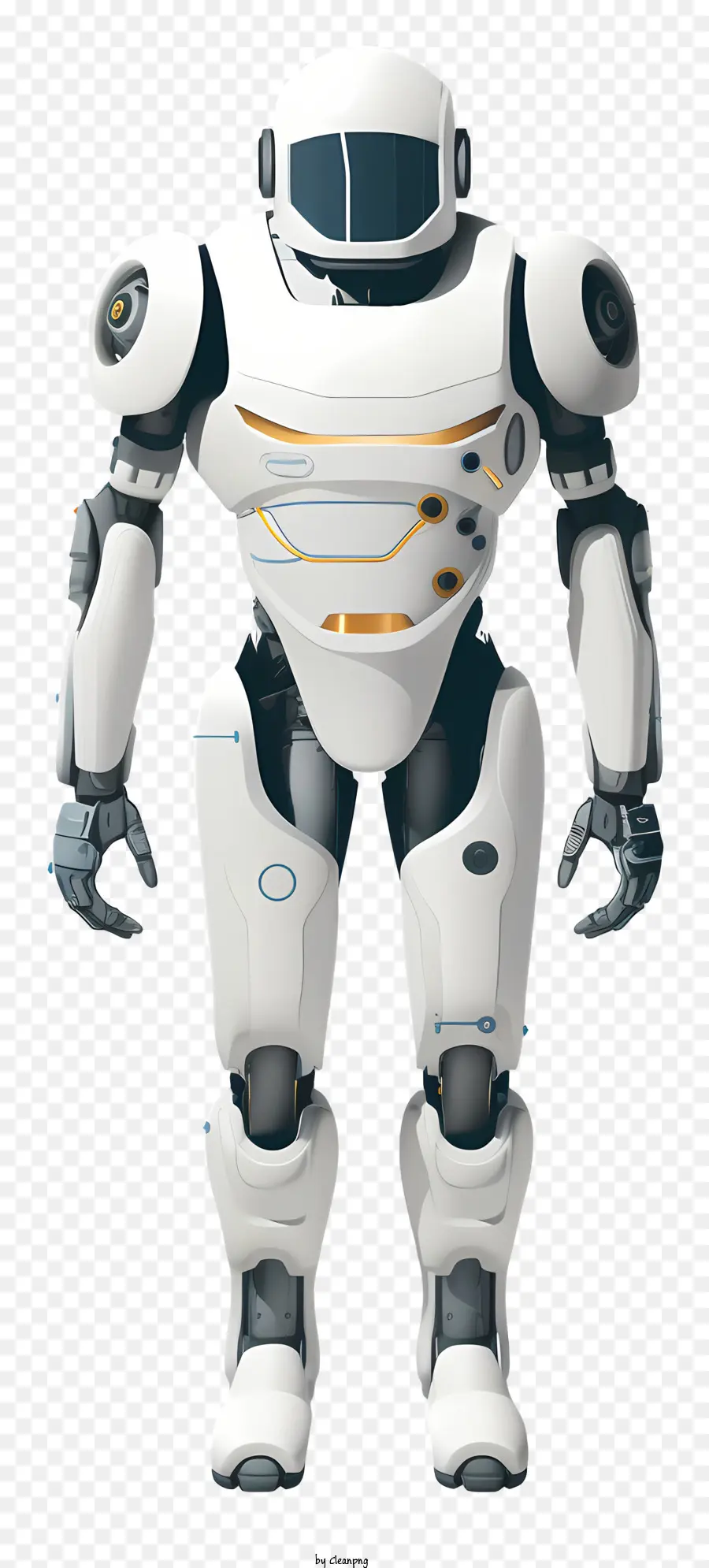 Beyaz Robot，Robot PNG