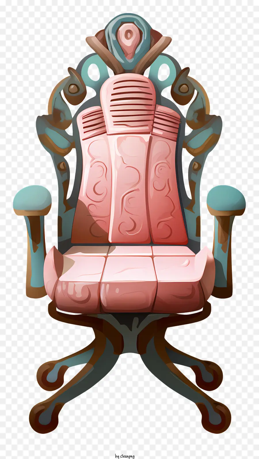 Süslü Sandalye，Pembe Yastıklı Koltuk PNG