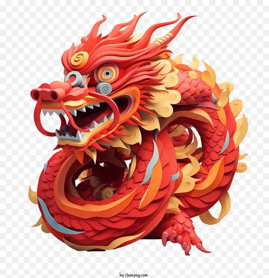 Çin Dragon Yeni Yılı，Ejderha PNG