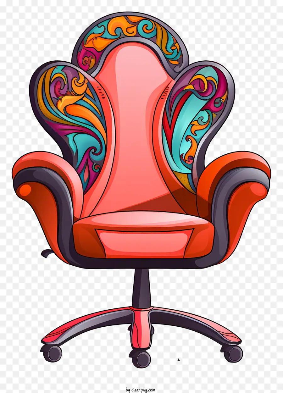 Sandalye，Süslü Desen PNG