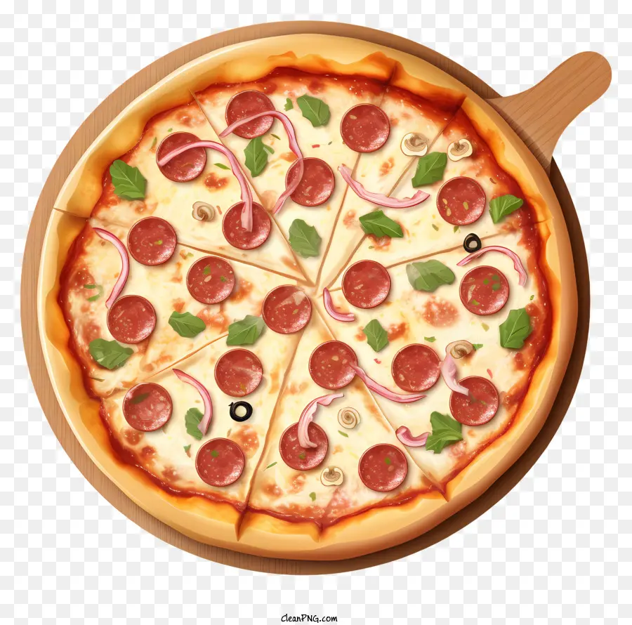 Pizza，Dilimler PNG