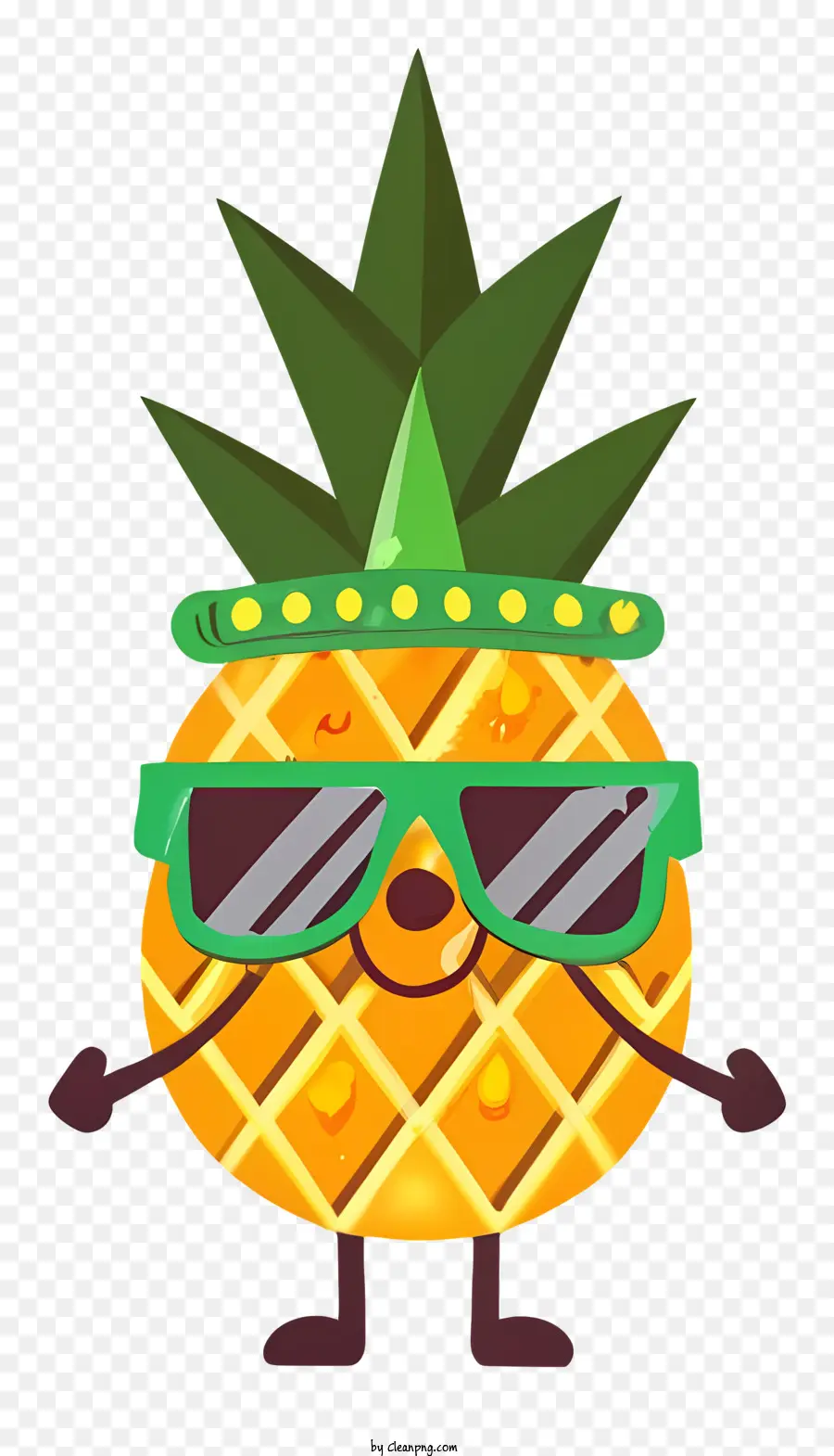 Ananas，Güneş Gözlüğü PNG