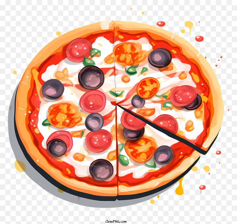 Pizza，Dilim PNG