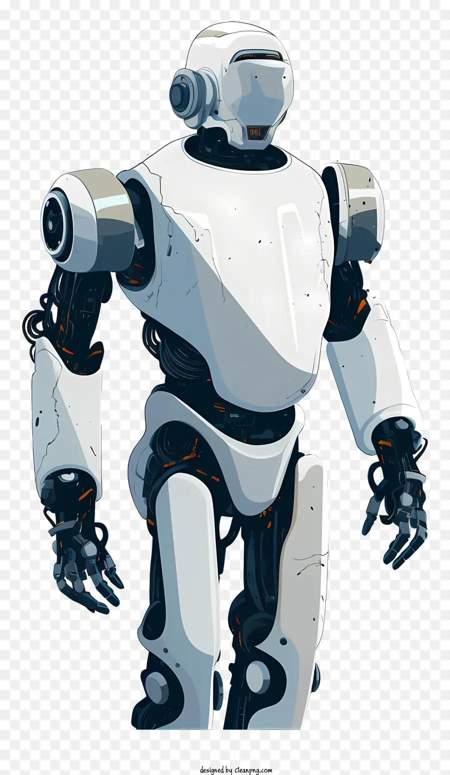 Beyaz Robot，Insansı Figür PNG