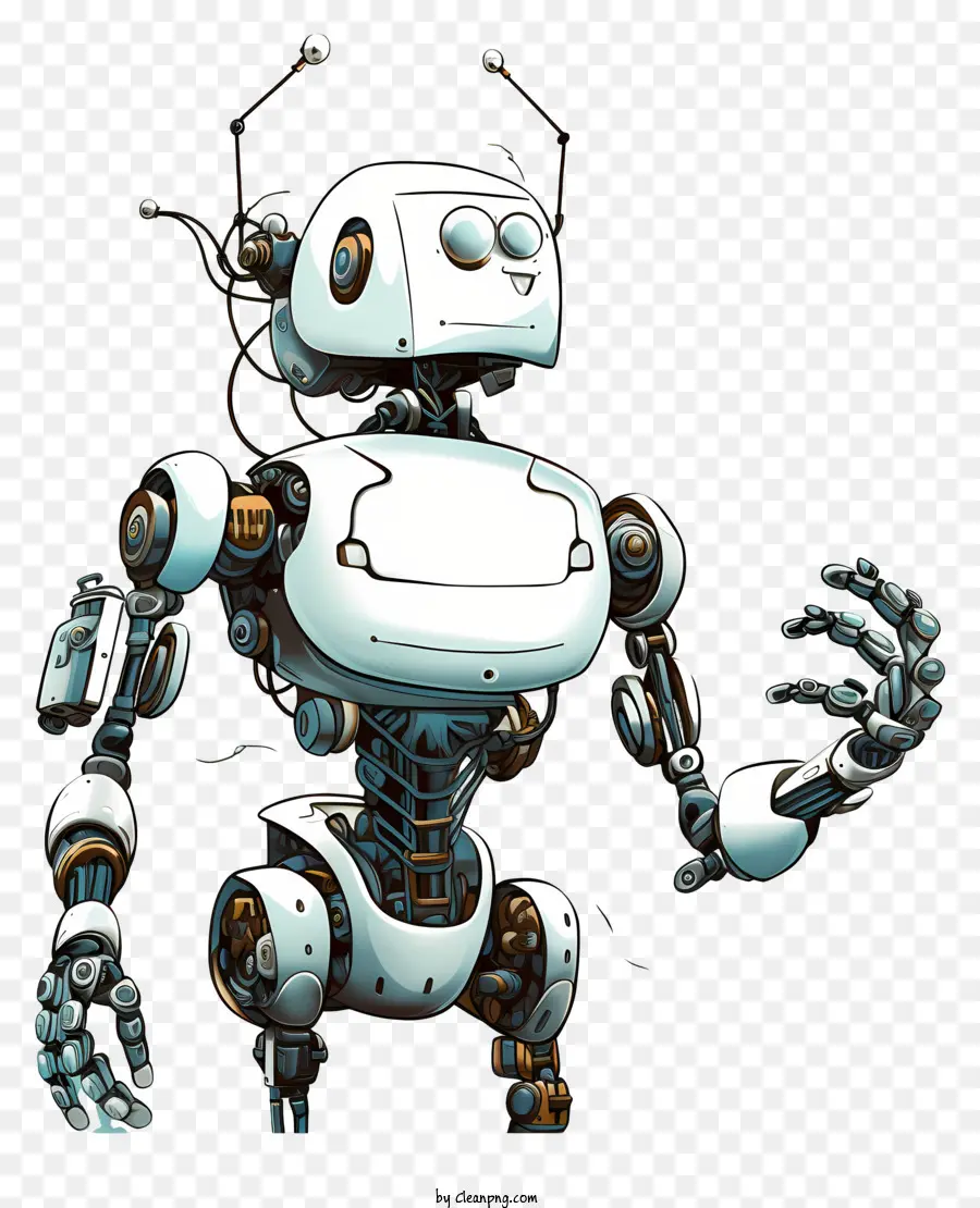 Robot Çizimi，Eklemli Robot PNG