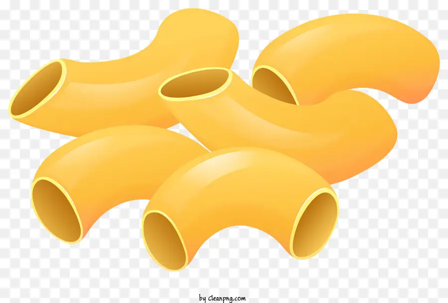 Sarı Kauçuk Tüpler，ızgara Deseni PNG