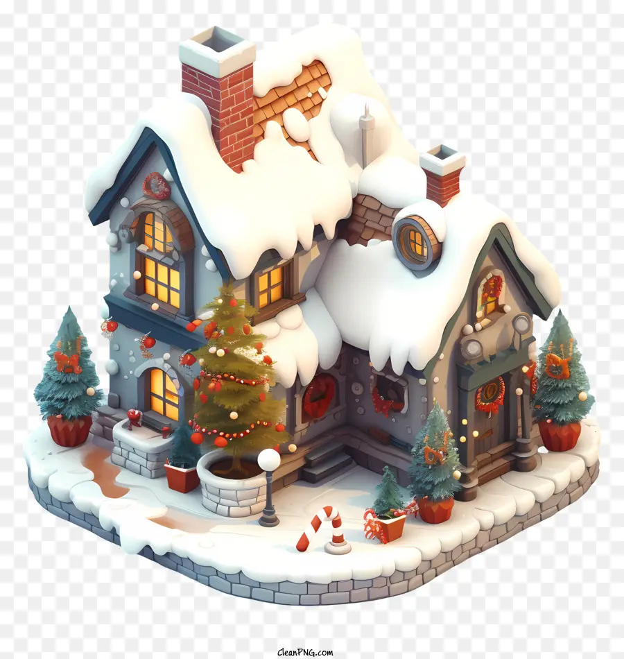 Snowcovered Evi，Baca PNG