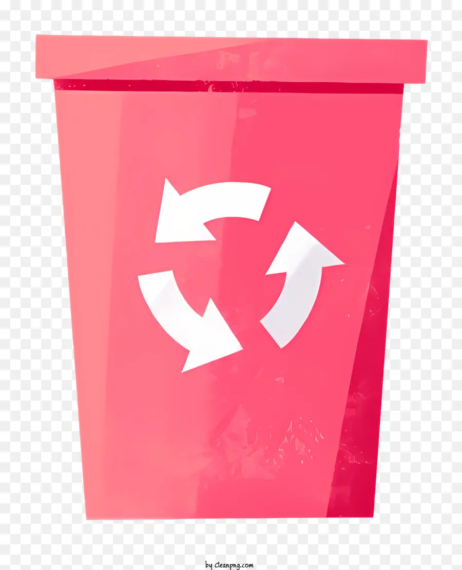 Kırmızı çöp Kutusu，Dairesel Oklar PNG