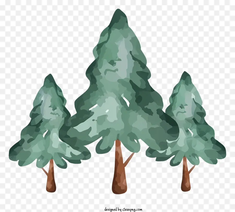 Yeşil Ağaçlar，Ağaç Oluşumu PNG