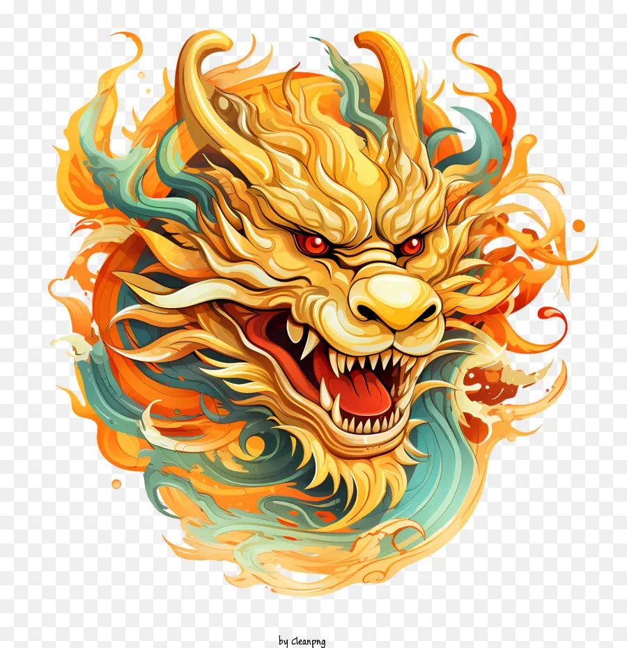 Çin Dragon Yeni Yılı，Ejderha PNG