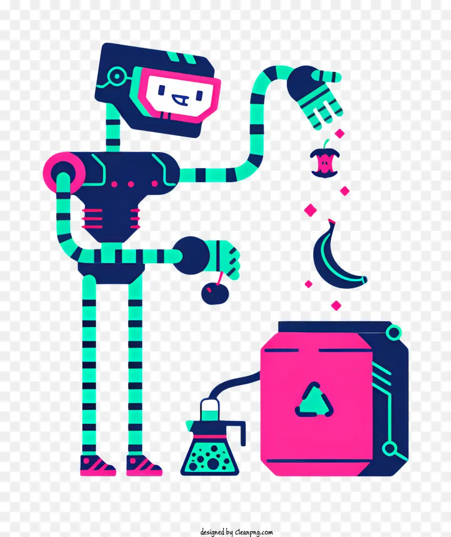 Pikselli Robot，Laboratuvar Robotu PNG