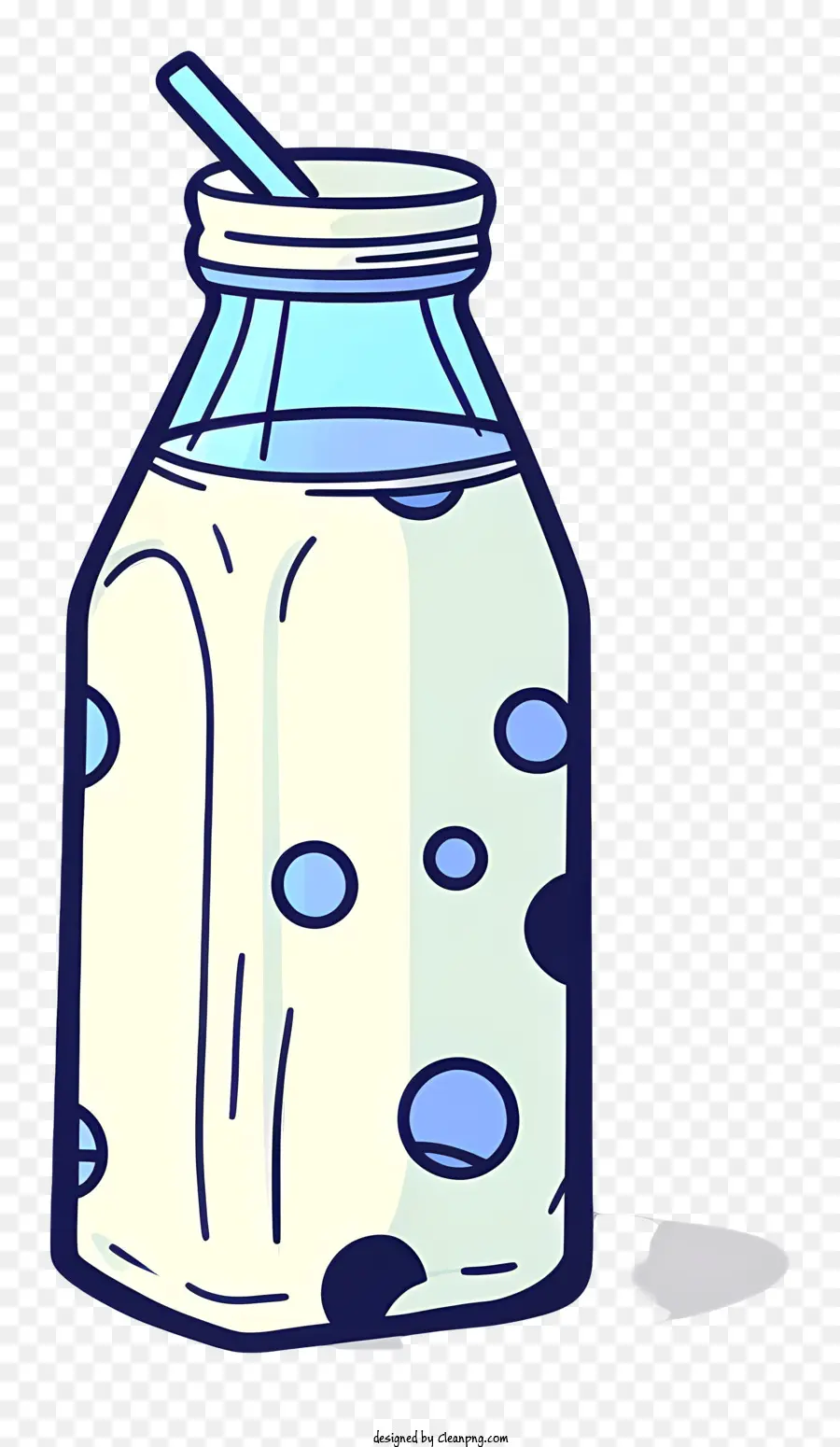 Süt şişesi，Saman PNG