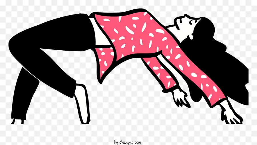 Aşağı Doğru Köpek Yoga Pozu，Kadın Yoga Yapıyor PNG