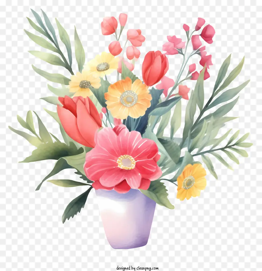 Vazo，çiçek PNG