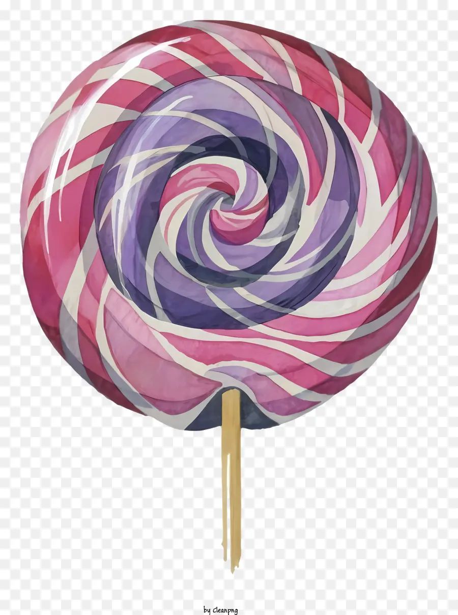 Bir çubuk üzerinde Lolipop，Renkli Lolipop PNG