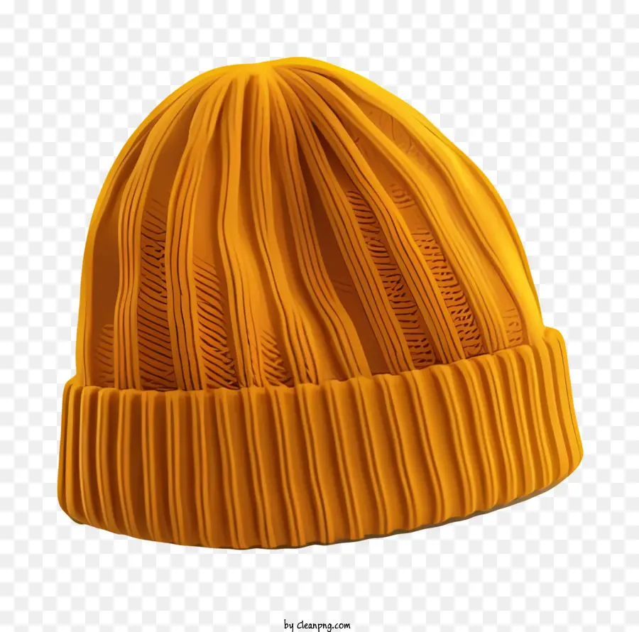 Sarı şapka，Örgü Kap PNG