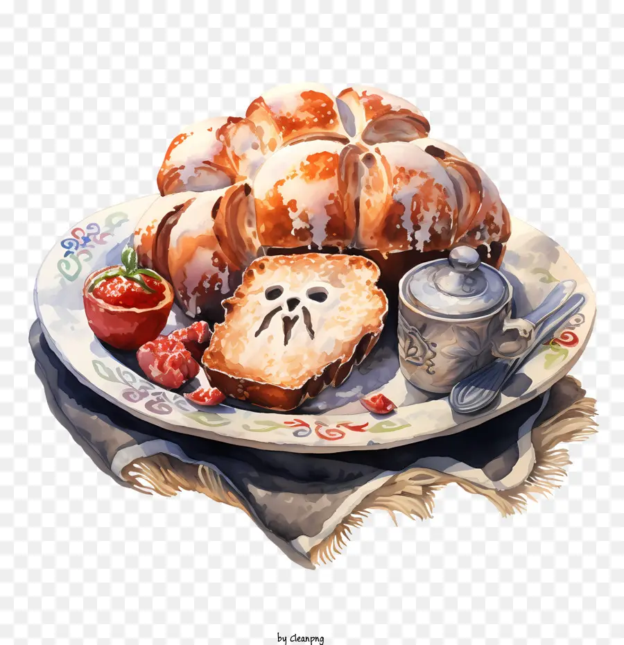 Pan De Muerto，Hamur Işleri PNG