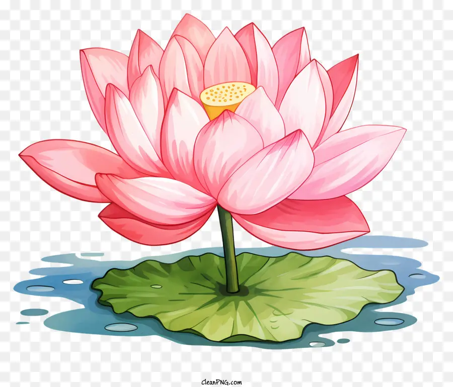 Nilüfer çiçeği，Pembe Lotus PNG