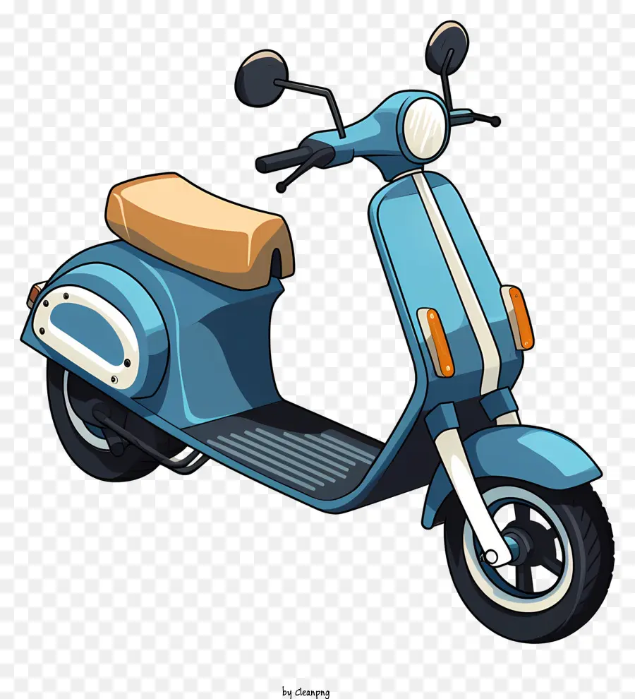 Mavi Scooter，Yeşil Ve Kırmızı Scooter PNG