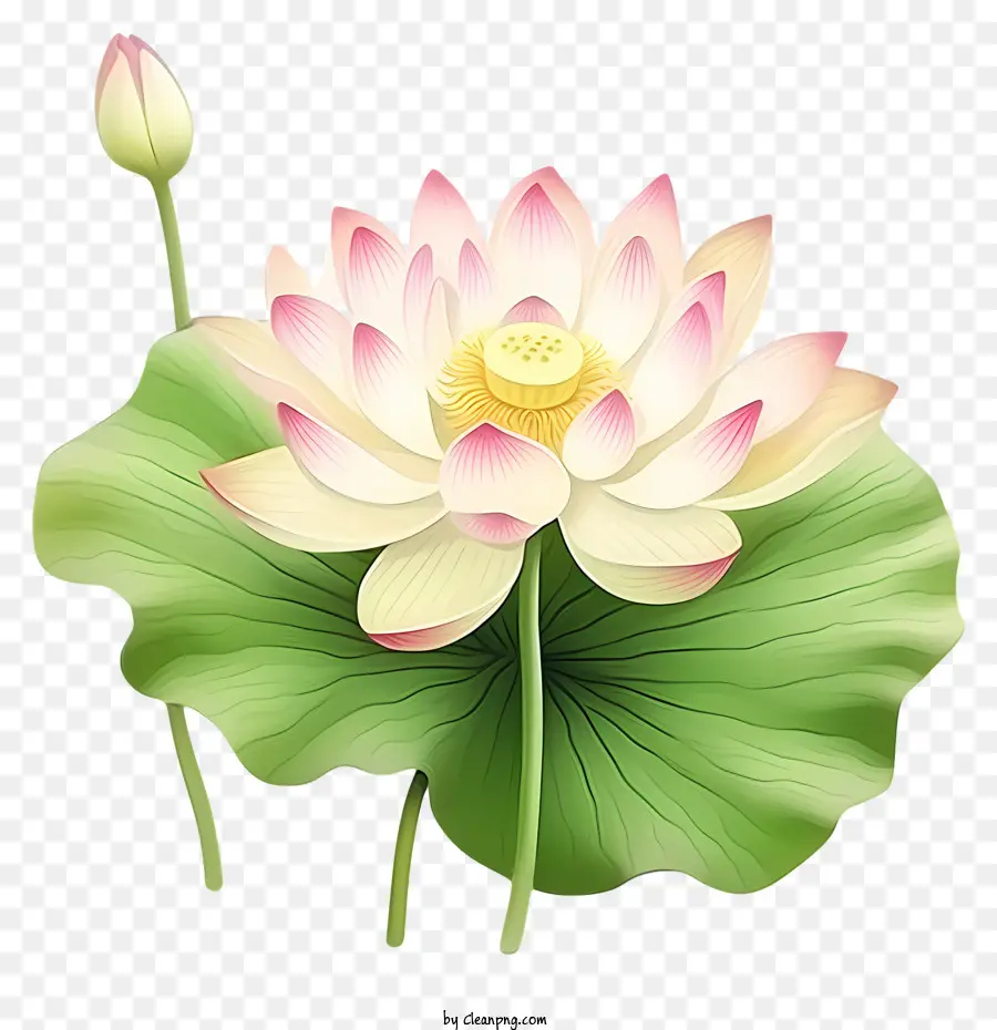 Nilüfer çiçeği，Pembe Lotus Çiçeği PNG