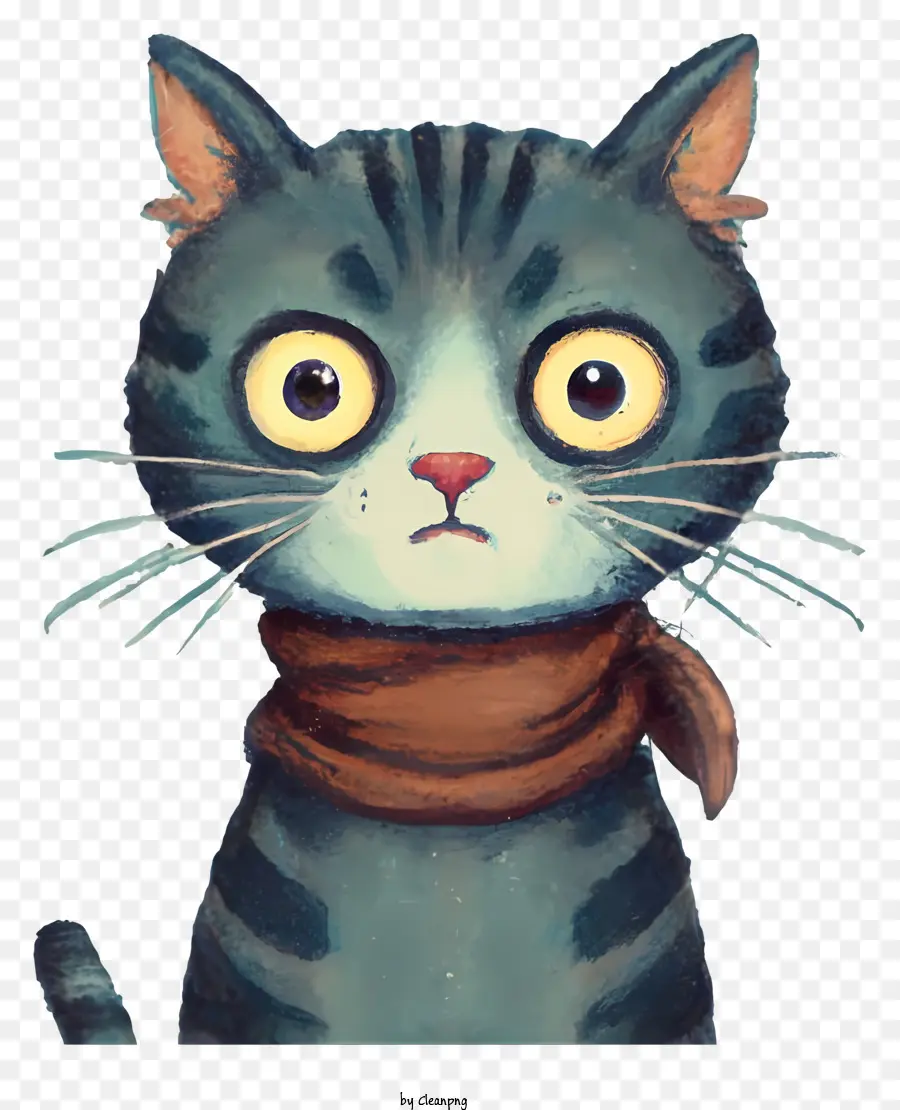 Çizgili Kedi，Karikatür Kedi PNG