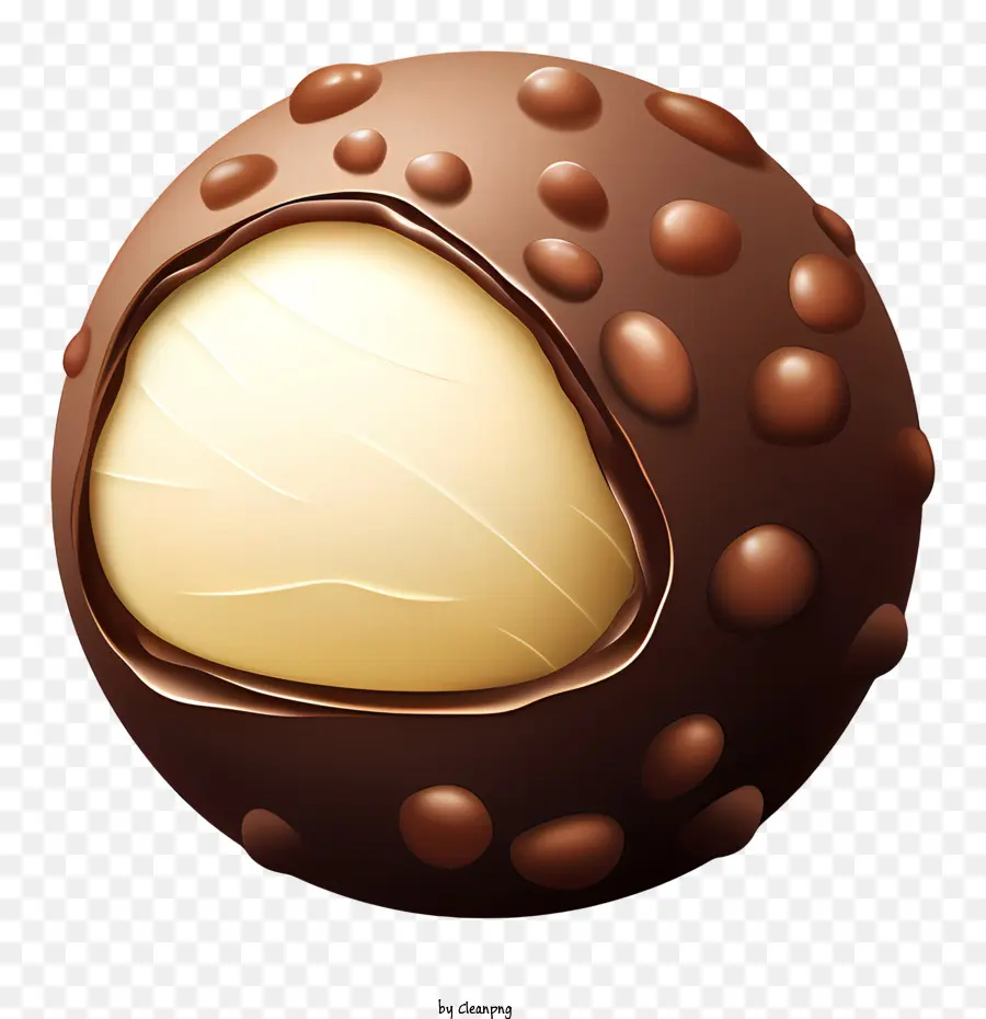 çikolata Topu，Delikli Çikolata PNG