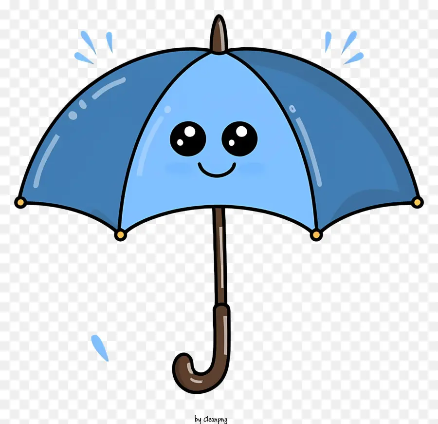 Mavi şemsiye，Gülümseyen Şemsiye PNG