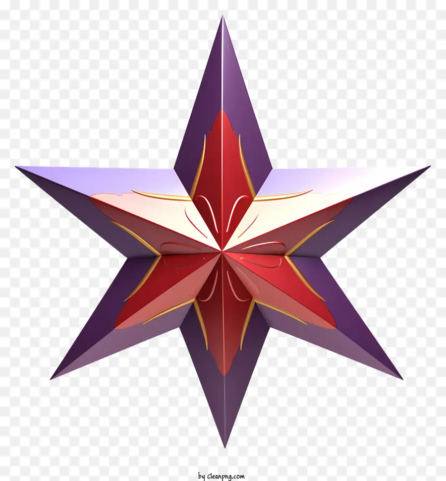 3d Yıldız，Simetrik Yıldız PNG