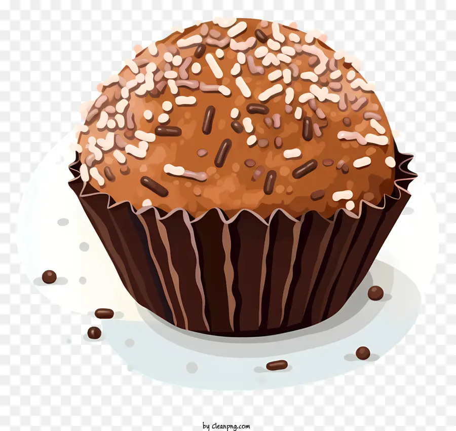 çikolatalı Kek，Kek üzerine Sprinkles PNG