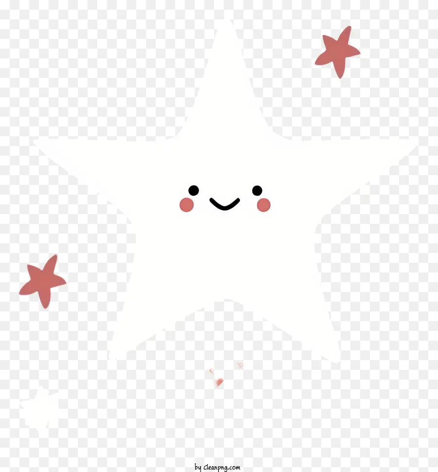 Yıldız，Gülümseyen Yüzü PNG