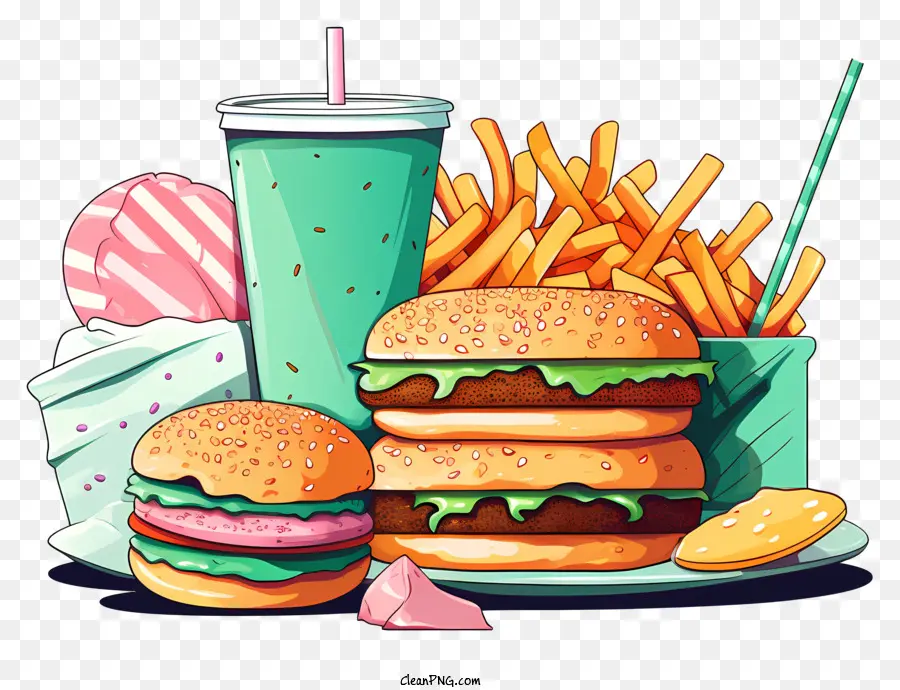 Anahtar Kelimeler，Fast Food PNG