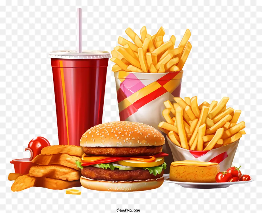 Fast Food，Hamburger PNG