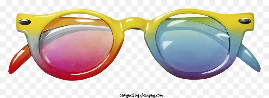 Renkli Güneş Gözlüğü，Çok Katmanlı Güneş Gözlüğü PNG