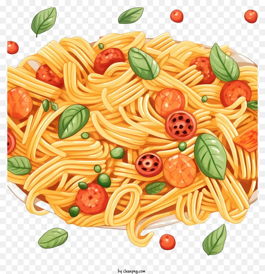 Spagetti，Makarna PNG