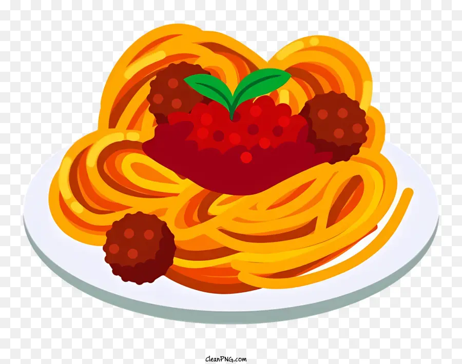 Spagetti，Köfteli Spagetti PNG