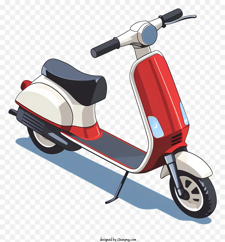 Scooter，Yeşil Ve Kırmızı Scooter PNG