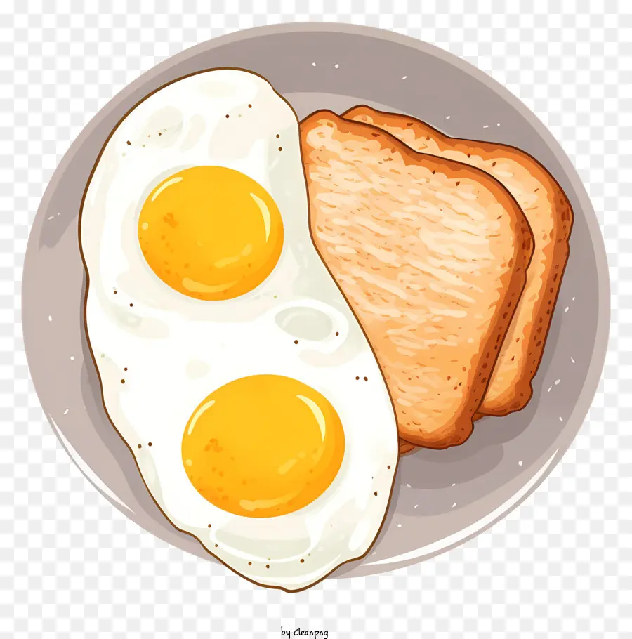 Tost，Kızarmış Yumurta PNG