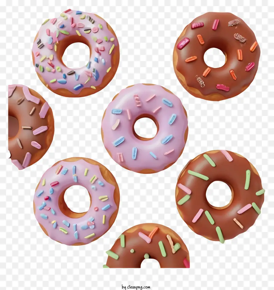 Donutlar，çörekler PNG