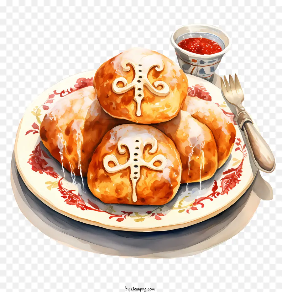 Pan De Muerto，Hamur Işleri PNG