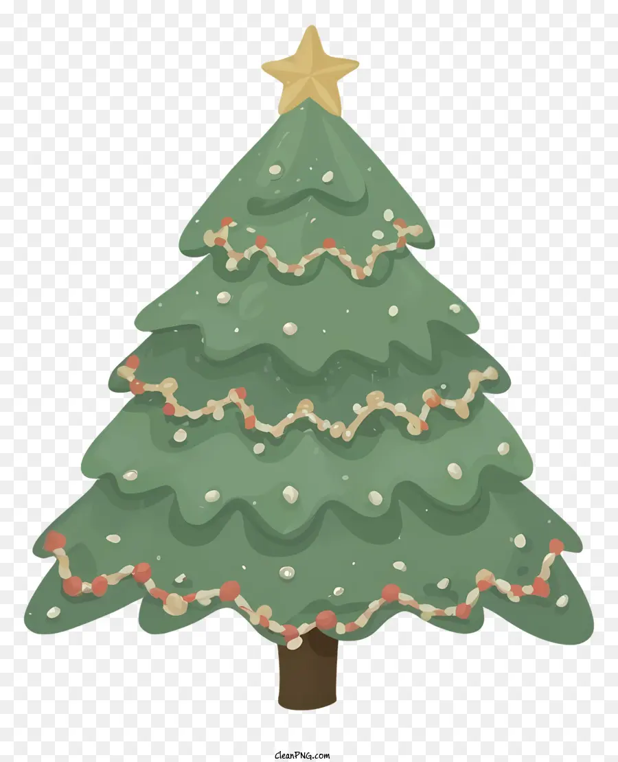 Noel Ağacı，Dekore Edilmiş Ağaç PNG