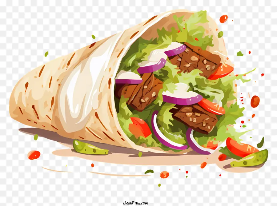 Ekmek，Taco PNG