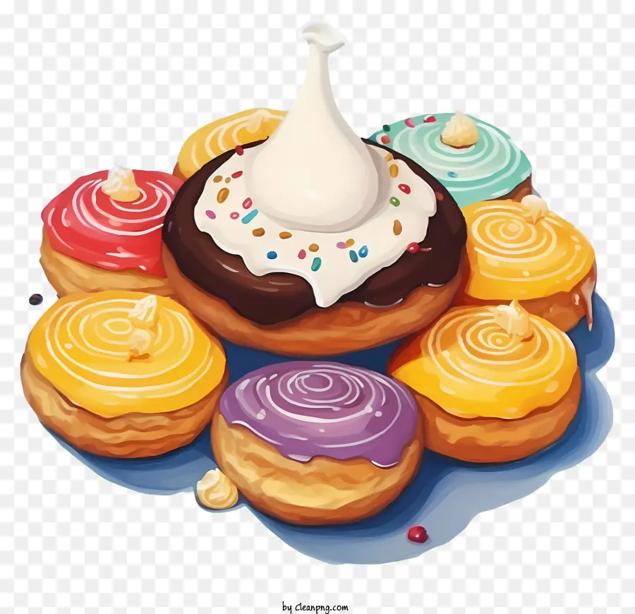 Donutlar，Çeşitli Donutlar PNG