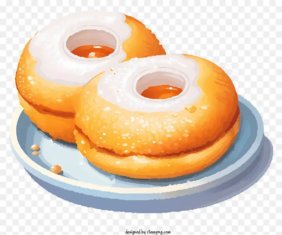 Delikli çörekler，Donutlar PNG