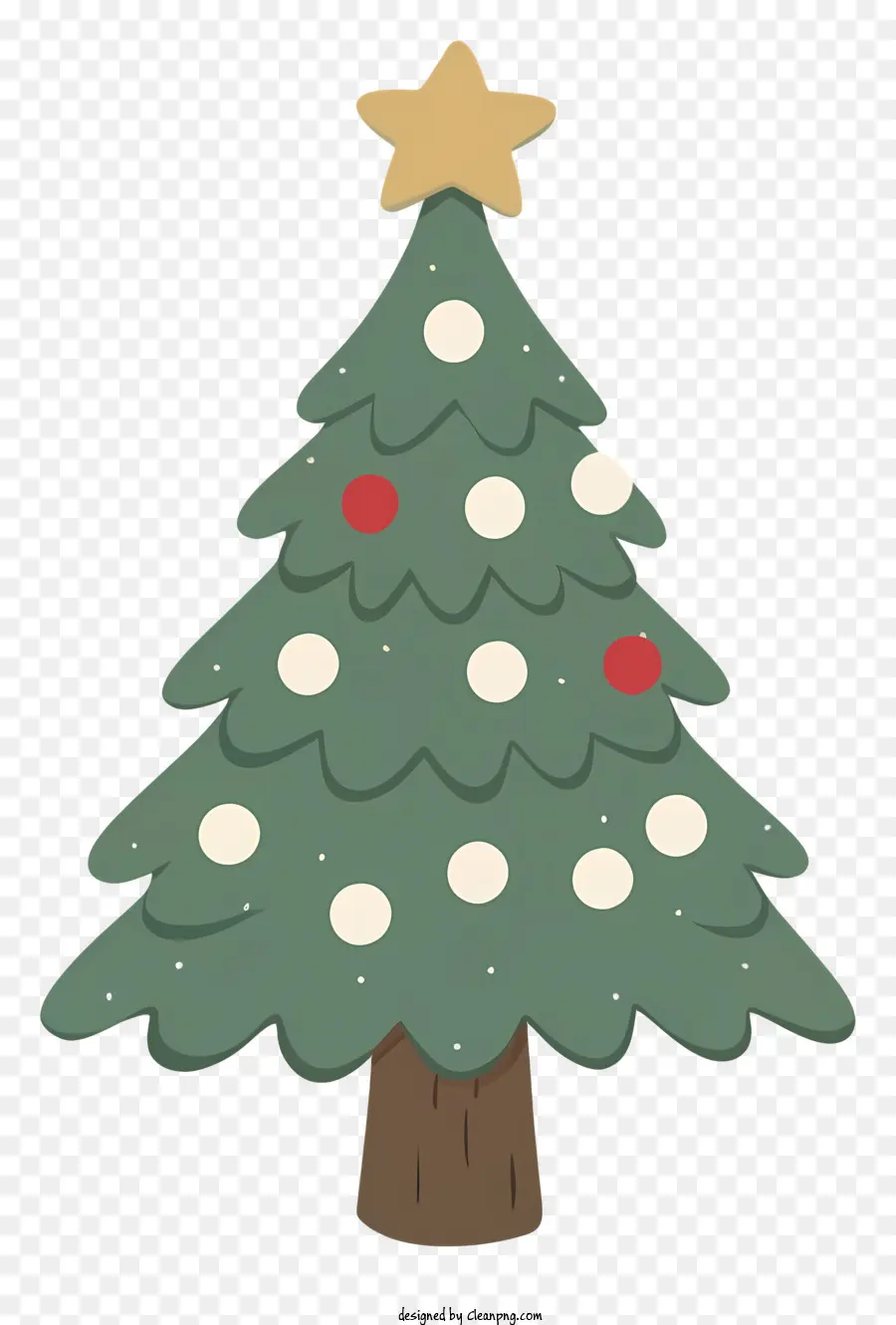 Noel Ağacı，Kırmızı Ve Beyaz Çanlar PNG